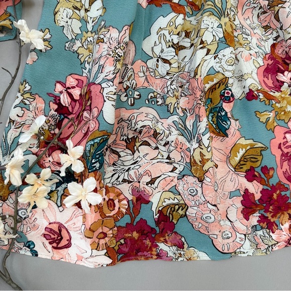 Anthropologie MAEVE Milou romantic off shoulder floral dress, S. - Picture 6 of 9